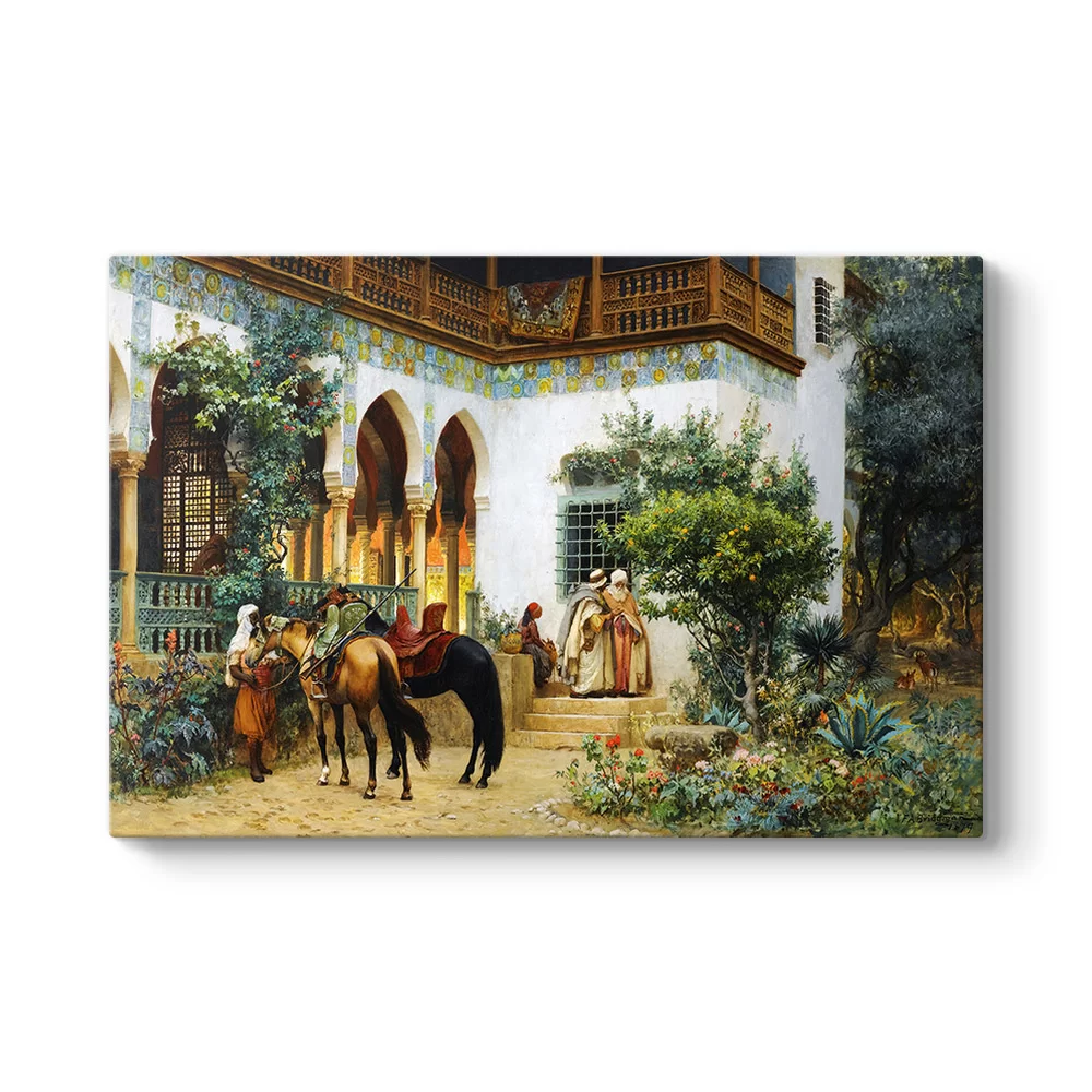 Frederick Arthur Bridgman Tablosu - Model 1